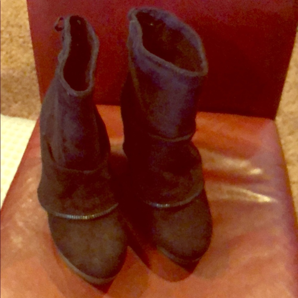 Not rated bootie wedge